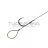 Feeder kötött horog Delphin Proxi 8 Loop / 6db 12cm #6