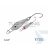 Villantó Delphin RYBO 0.5g SNOW Hook #8 Snap 00