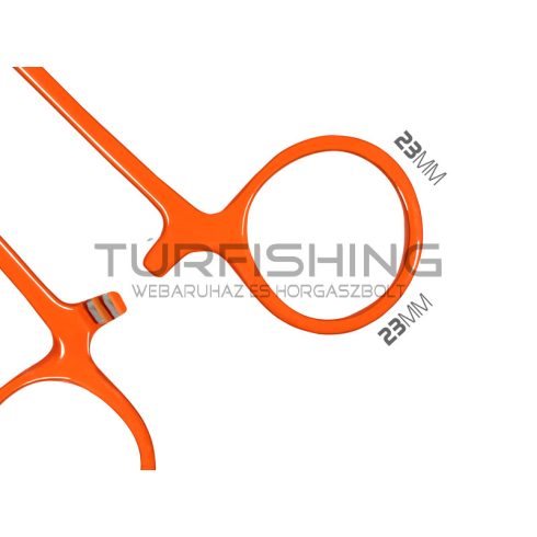 Ívelt csipesz Delphin Atak! REFLEX 13cm