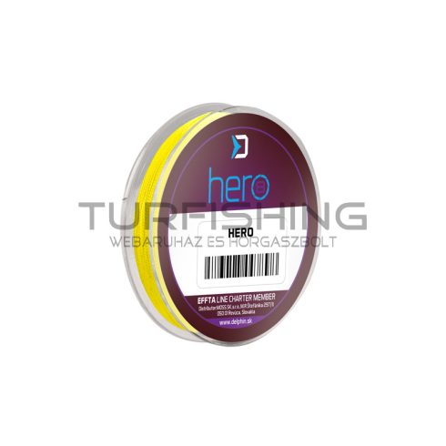 Delphin HERO 8 / fluo sárga 0,20mm 14,1kg   15m