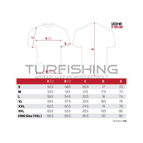Póló Delphin Catch me! Keszeg KING SIZE
