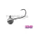 Jig fej tartóval Delphin BOMB! / 5db 15g-6/0