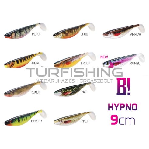 BOMB! Gumihal HYPNO / 3db 9cm/3D RAINBO