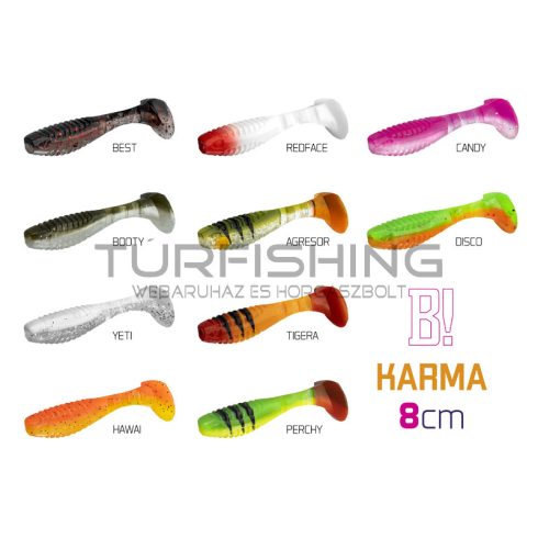 Gumihal Delphin KARMA UVs / 5db 8cm/CANDY