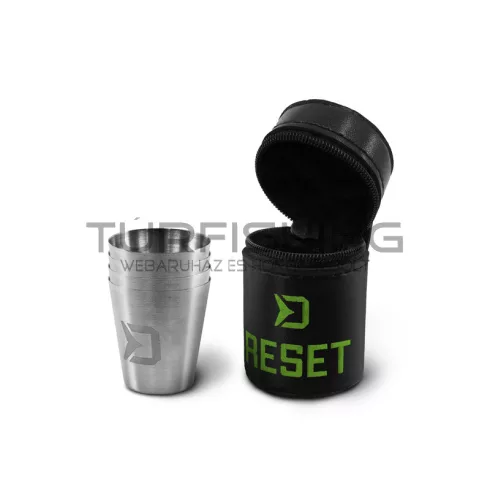Rozsdamentes acél pohár készlet Delphin RESET 4in1 4x30ml