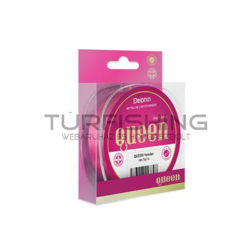 Delphin QUEEN Feeder / rózsaszín 0,20mm 3,4kg 5000m