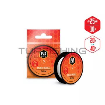   Delphin PVA n ́tastic tartalék háló  / 10m - 25mm 25mm (keskeny) / lassan oldódás