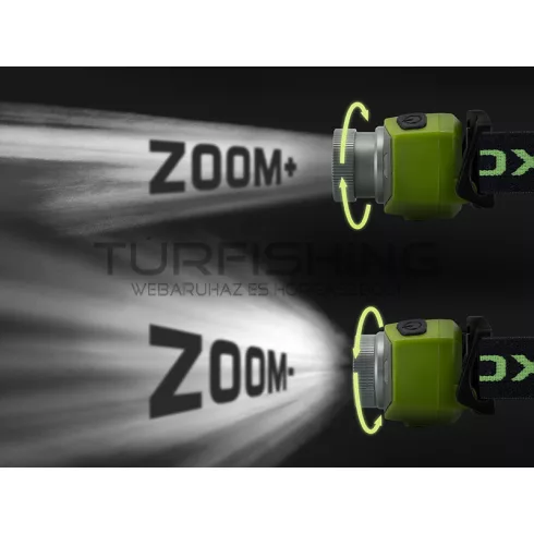 Delphin OXUS Zoom fejlámpa 