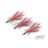 Delphin B!RD Hook TRIPLE / 3db piros tollak #8