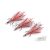 Delphin B!RD Hook TRIPLE / 3db piros tollak #6