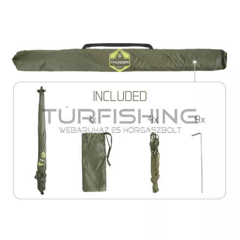 Delphin THUNDER FullWALL esernyő oldalfallal 250cm 4/4