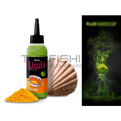 Fluo dip D SNAX LiquiX /100ml Kagyló-Fűszer