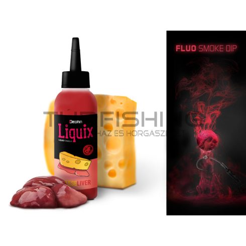 Fluo dip D SNAX LiquiX /100ml Sajt - máj