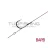   Kötött horog Delphin Proxi Sting / 6db 8cm / 0,10mm / BARB #8 / Sting 5mm