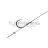   Kötött horog Delphin NOLIMIT Sting / 6db 12cm / 15lbs / BARB #4 / Sting 7mm