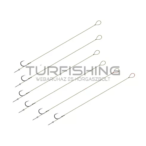 Kötött horog Delphin NOLIMIT Sting / 6db 12cm / 15lbs / BARB #4 / Sting 7mm