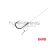 Kötött horog Delphin FLR D-rig / 6db 8cm / 0,22mm / B-LESS #8 / Sting 7mm