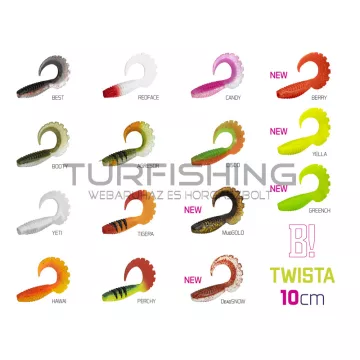 DuoPACK BOX Delphin TWISTA UVs / 6x 5db 10cm/BERRY