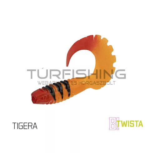 Gumihal Delphin TWISTA UVs / 5db 8cm/GREENCH