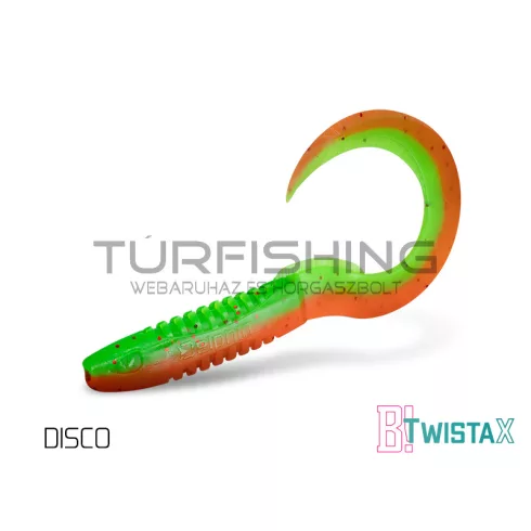 Gumihal Delphin TwistaX Eeltail UVs / 5db 15cm/MIX