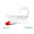 Gumihal Delphin TwistaX Eeltail UVs / 5db 6cm/BERRY
