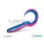Gumihal Delphin TwistaX Eeltail UVs / 5db 6cm/BERRY