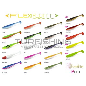   DuoPACK BOX Delphin ZANDERA FlexiFLOAT UVs / 6x 5db 12cm/CANDY
