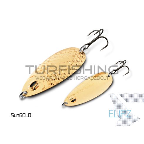 Delphin ELIPZ FullSCALE támolygó kanál 12g METAL Hook #2