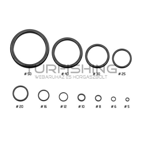 Delphin CERAMIC gyűrűkészlet / 6 db #20/25/30