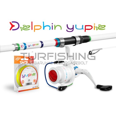 Delphin YUPIE horgász szett gyerekeknek 240cm + 3T + 0,25mm