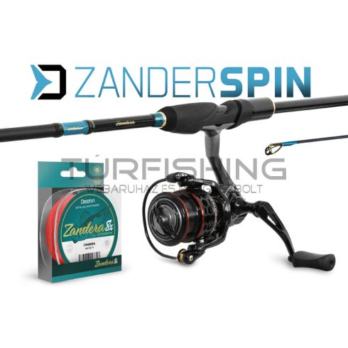 Delphin ZanderSPIN Pergető szett 230cm + 3T + 0,16mm
