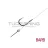   Kötött horog Delphin FLR Sting / 6db 8cm / 0,22mm / B-LESS #10 / Sting 5mm