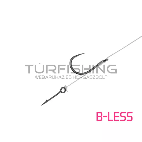 Kötött horog Delphin FLR Sting / 6db 12m / 0,22mm / B-LESS #10 / Sting 5mm