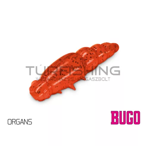 Delphin BUGO sajt / 15 db plasztik csali 4cm / PINKY