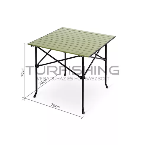 Összecsukható asztal Delphin CAMPSTA 70x70x70cm