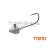 Gallérral ellátott Delphin TRIAD jigfej / 5 db 15g-6/0