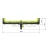 Delphin REAXE EvaFRONT Feeder bottartó 36cm