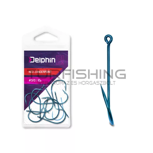Horog Delphin B! NEO ZanderPoint BLU / 10db 1/0