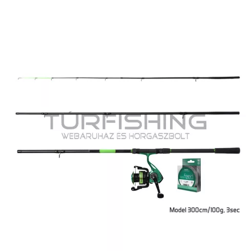 Delphin GreenFEED feeder szett 300 300cm/100g + 3T + Method FEED 200m