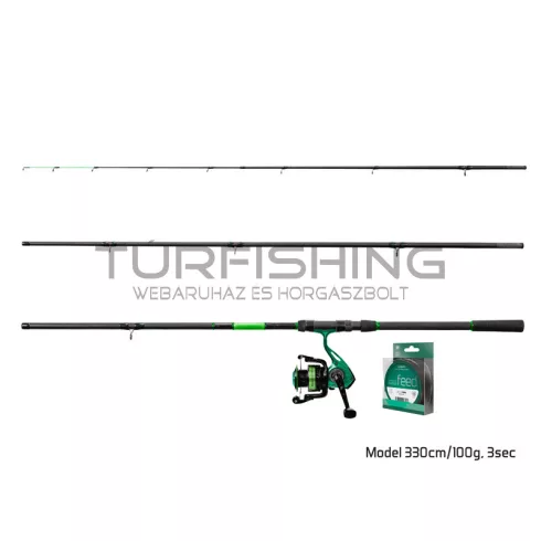 Delphin GreenFEED feeder szett 300 300cm/100g + 3T + Method FEED 200m
