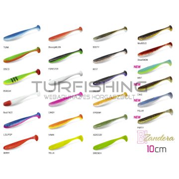 Gumihal Delphin ZANDERA UVs / 5db 10cm/MINT