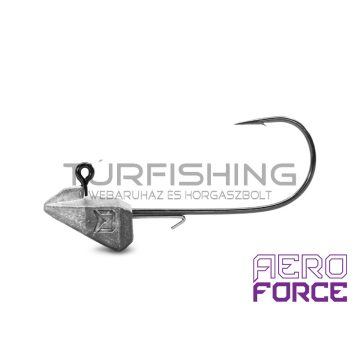   Grub-tartóval ellátott Delphin AeroFORCE jigfej / 5 db 15g-3/0