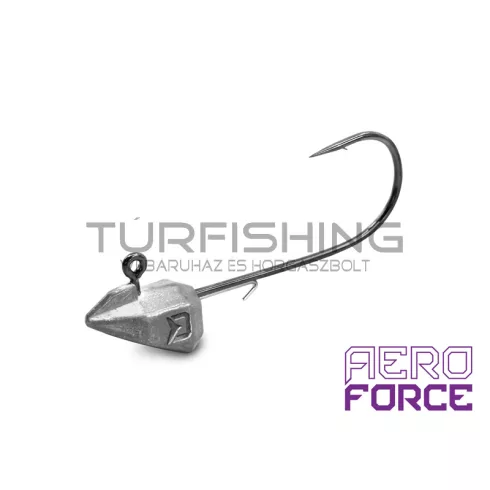 Grub-tartóval ellátott Delphin AeroFORCE jigfej / 5 db 20g-3/0