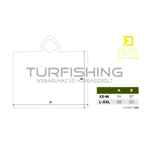 Vízálló Delphin PROOF Poncho L-XXL