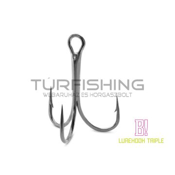 Delphin B! LureHook TRIPLE hármashorog / 6db 6