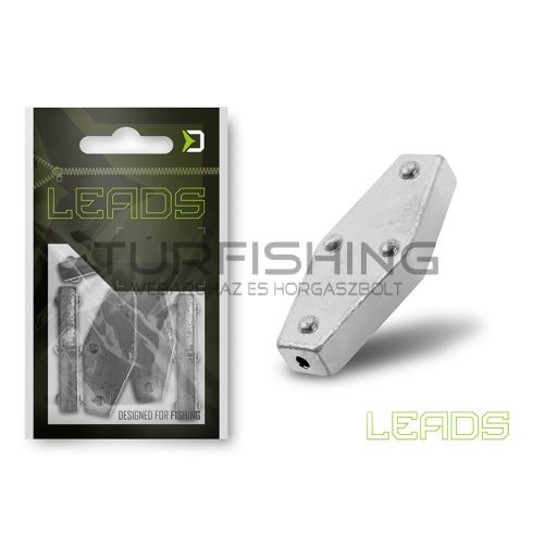 Delphin LEADS Hatszög nyílással / 5db 40,0g