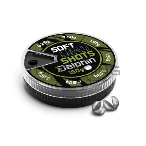 Delphin SOFT kiegyensúlyozó súlyok (zöld doboz) 150g / 0,25-3,0g