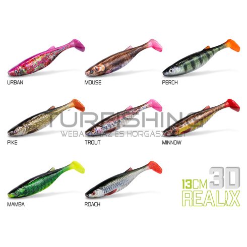 Műcsali Delphin Realix 3D / 2 db 13cm / Roach