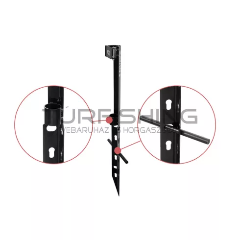 Delphin EXTREME Harcsázó bottartó 100cm