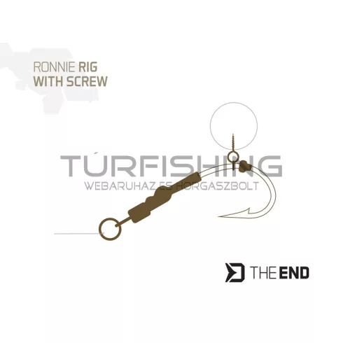 THE END Ronnie Rig csalicsavarral / 4 db méret.8
